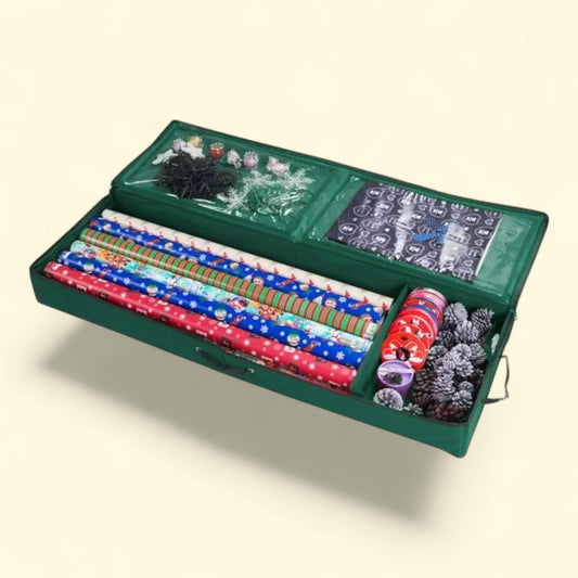 Elf Stor Wrapping Paper Storage Organizer, Green, 1 ct