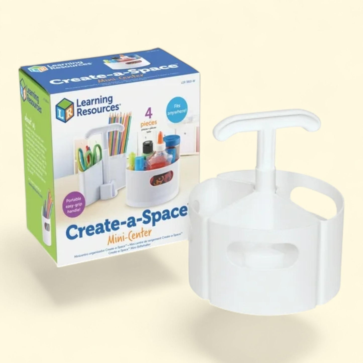 Learning Resources Classroom Craft Keeper, Maker Space, Small Space Storage, 4 Piece Set