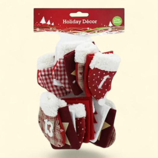 Sierra Pacific Crafts Advent Numbered Bags, 24pc
