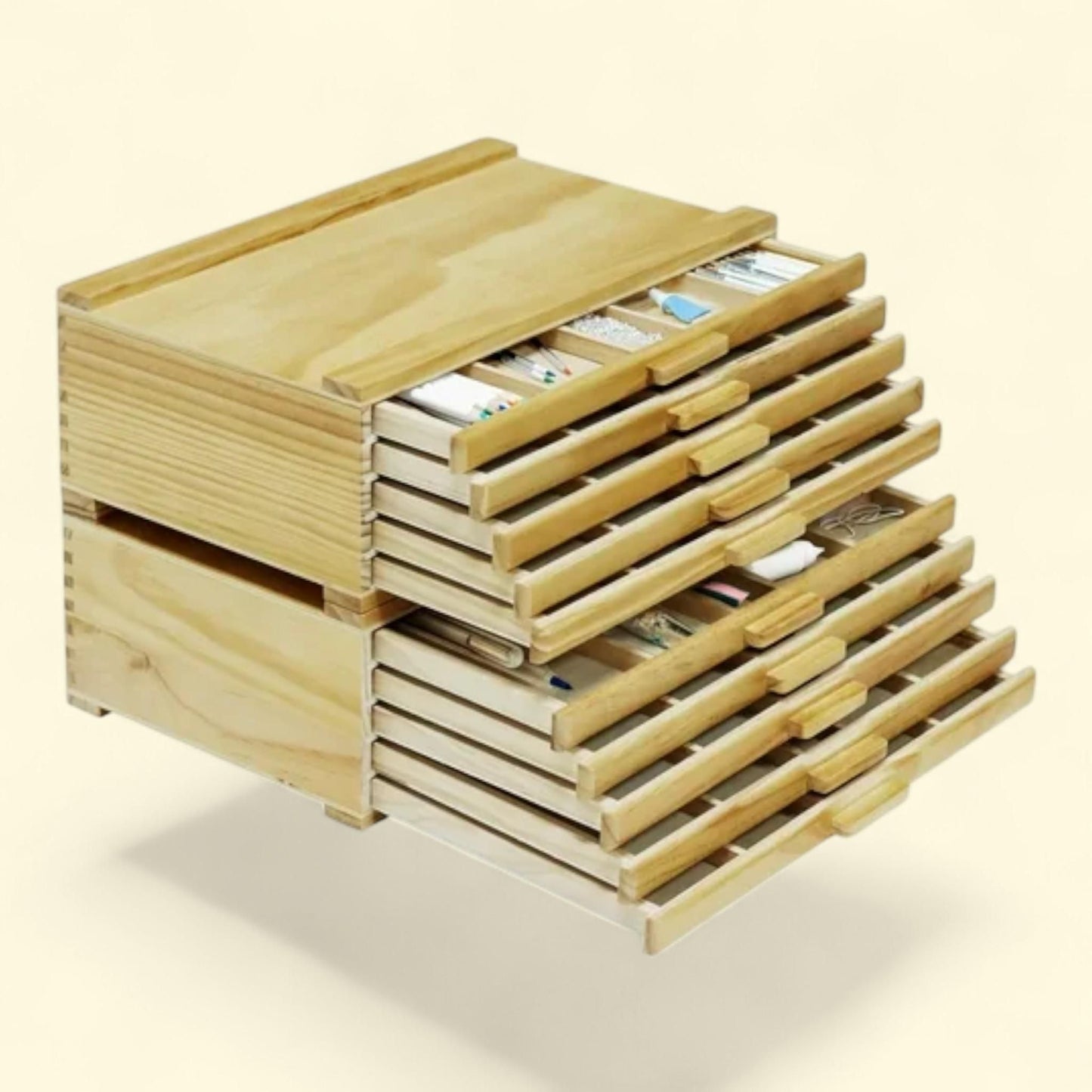 Wood Artist Storage, Art Container, 1 ct