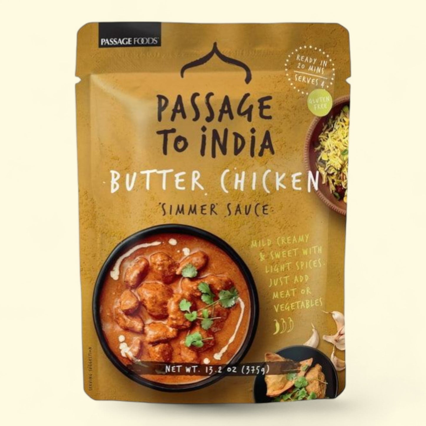 Passage Foods Butter Chicken Simmer Sauce, 13.2 oz