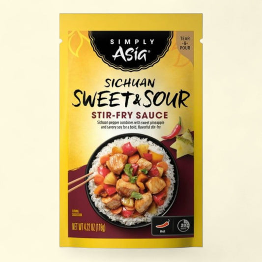 Simply Asia Sichuan Sweet & Sour Stir-Fry Sauce, 4.22 oz