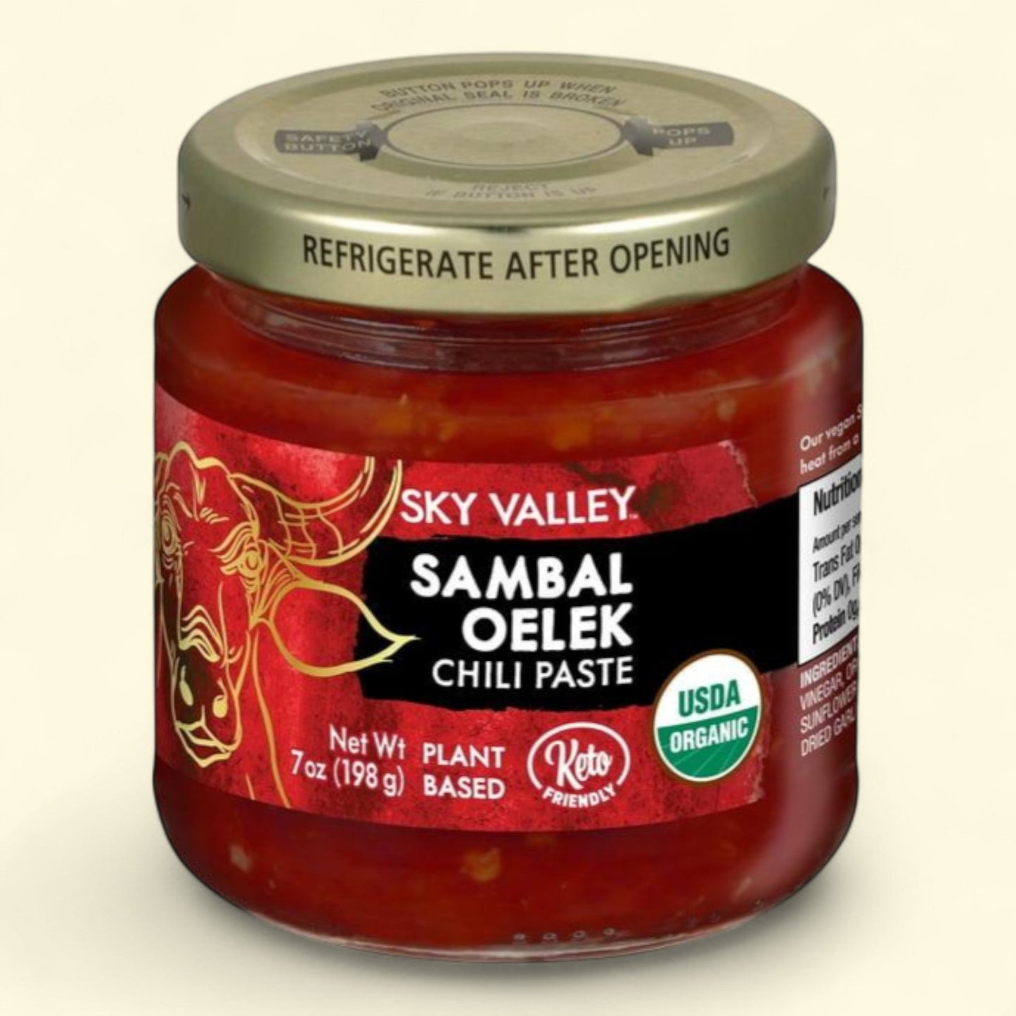 Sky Valley Sambal Oelek Chili Paste, 7 oz