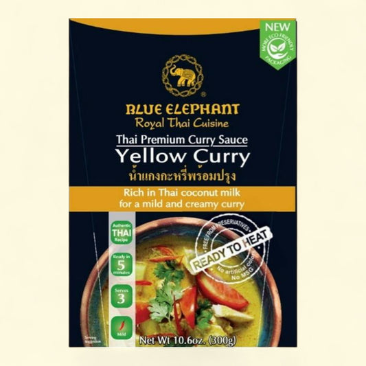 Blue Elephant Yellow Curry Liquid Sauce, 300g