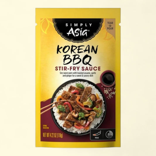 Simply Asia Korean BBQ Stir-Fry Sauce, 4.22 oz