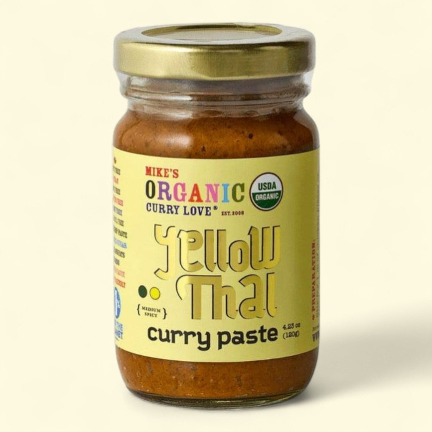 Organic Yellow Thai Curry Paste, 4.23 oz