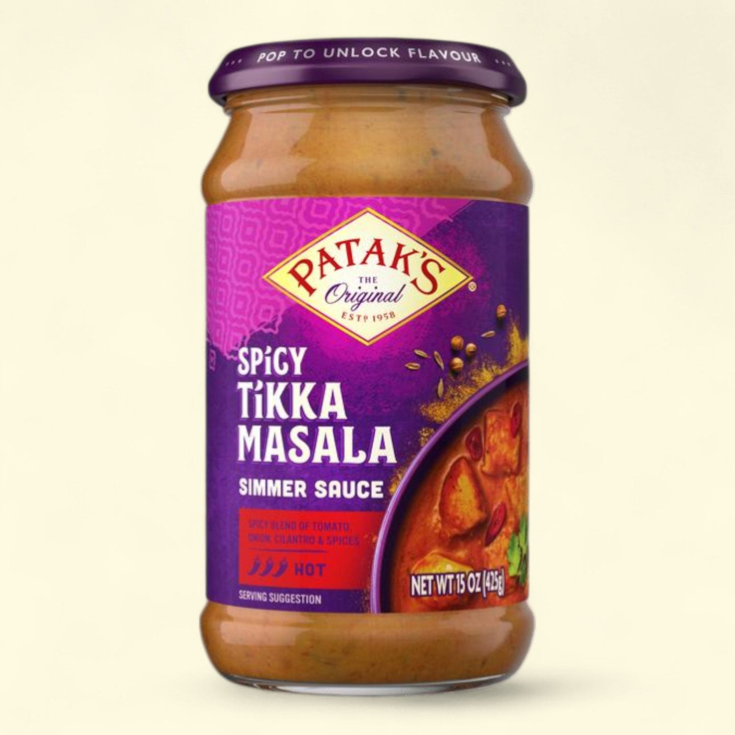 Patak's Tikka Masala Simmer Sauce, 15 Ounce