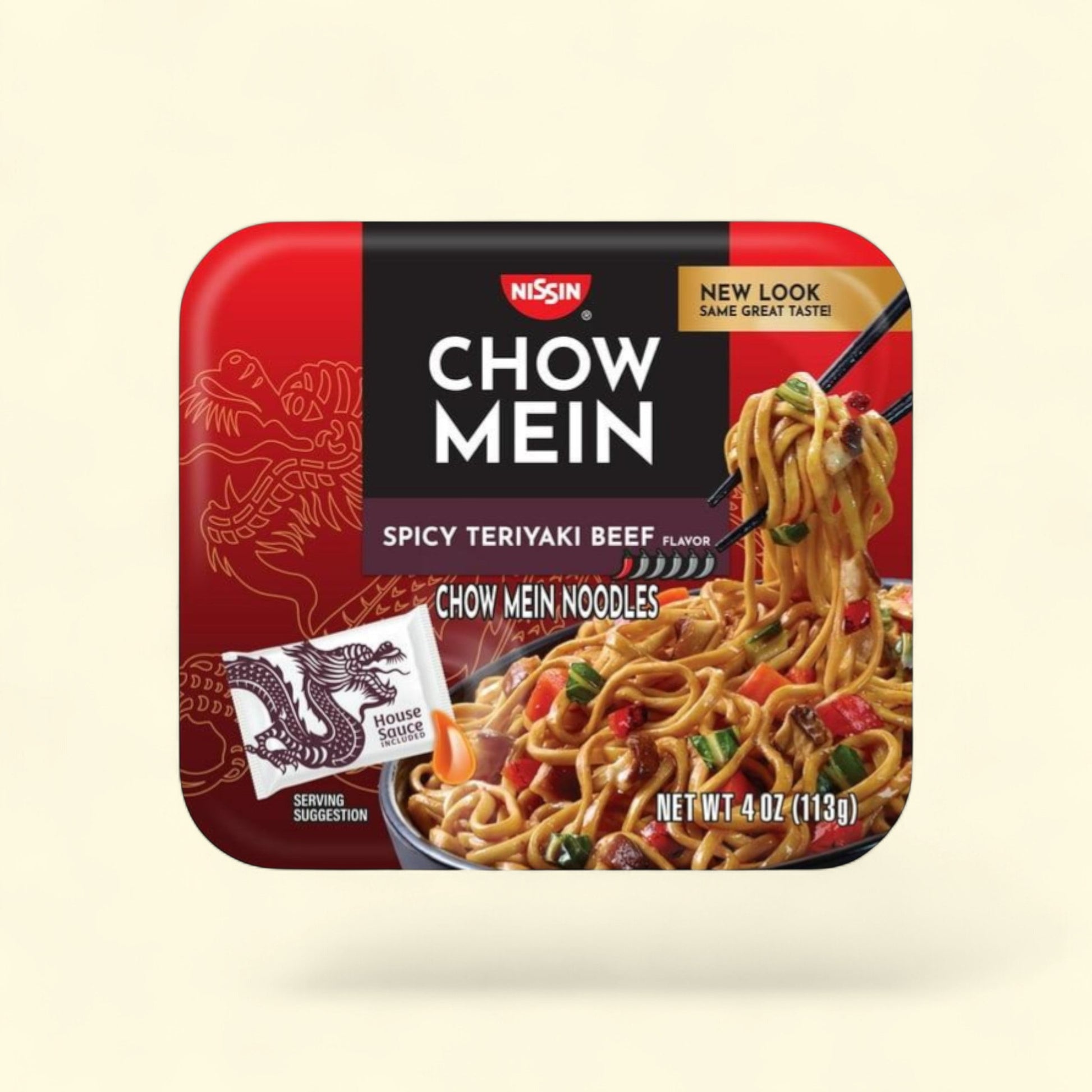 Nissin Foods Chow Mein Instant Noodles, Spicy Teriyaki Beef Flavor,... — authentic US product shipped worldwide by Treatspree
