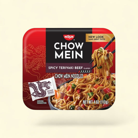 Nissin Foods Chow Mein Instant Noodles, Spicy Teriyaki Beef Flavor,... — authentic US product shipped worldwide by Treatspree