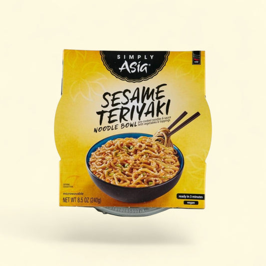 Simply Asia Sesame Teriyaki Noodle Bowl, 8.5 oz — authentic US product shipped worldwide by Treatspree