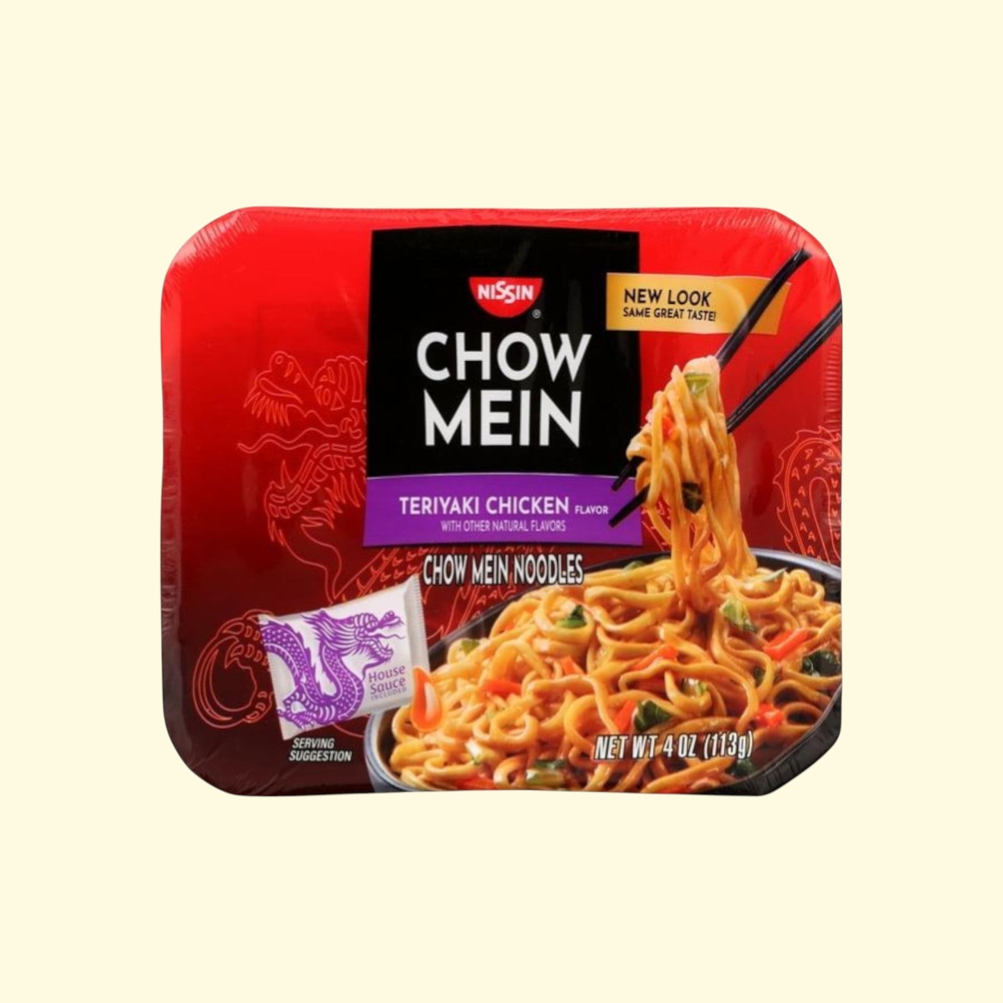 Nissin Foods Chow Mein Instant Noodles, Teriyaki Chicken Flavor, 4.... — authentic US product shipped worldwide by Treatspree