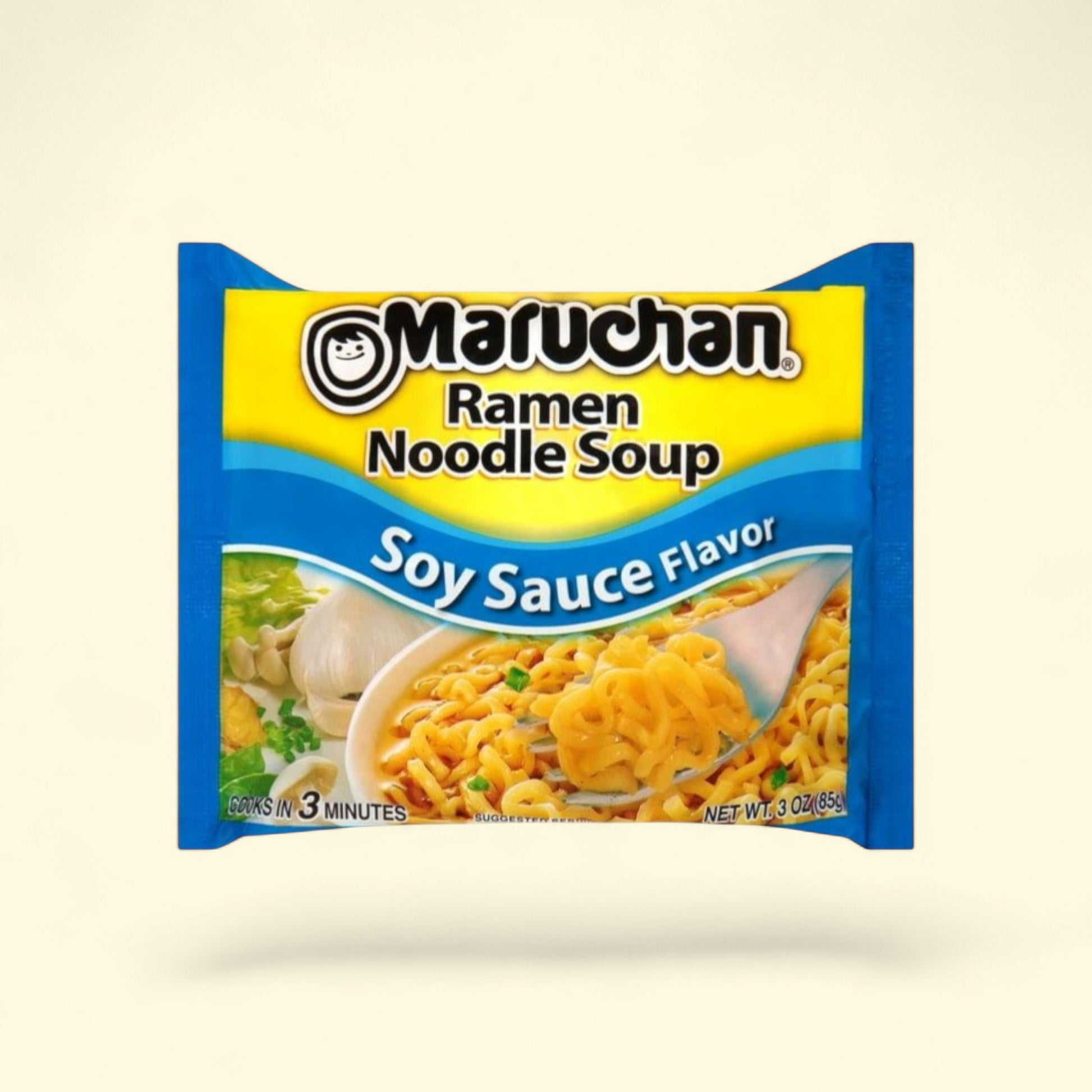 Maruchan Ramen Noodle Soy Sauce Flavor Soup, 3 oz — authentic US product shipped worldwide by Treatspree