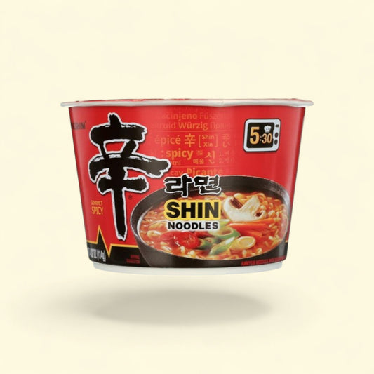 Nongshim Shin Ramyun Spicy Beef Ramen Noodle Soup, 4.02oz — authentic US product shipped worldwide by Treatspree