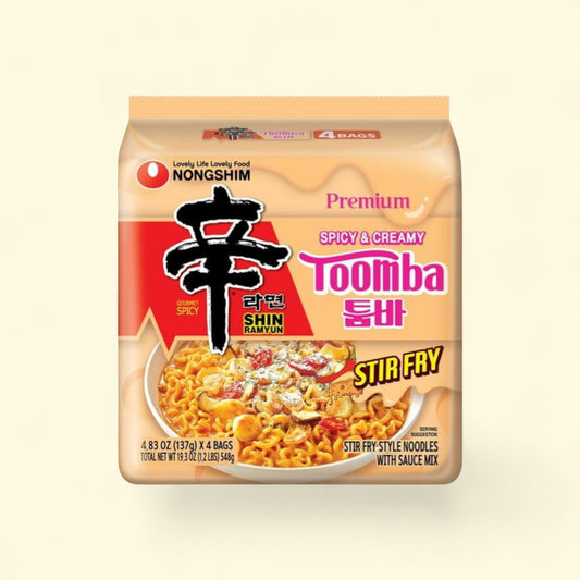 Nongshim Shin Toomba Stir Fry Creamy Ramen Noodle Soup Pack, 4.83 o... — authentic US product shipped worldwide by Treatspree
