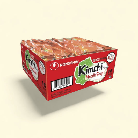 Nongshim Kimchi Ramen Noodle Soup, 4.2oz x 16 Count — authentic US product shipped worldwide by Treatspree