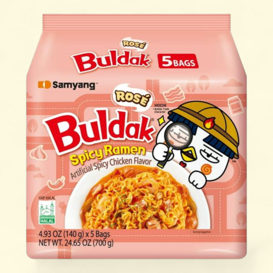 Samyang Buldak Rose Ramen, 5-pack