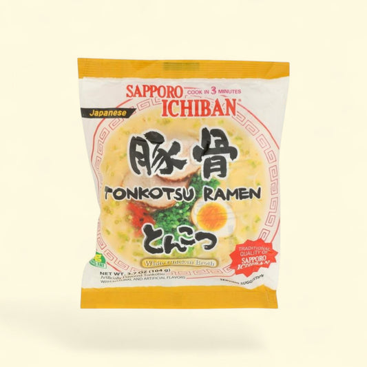 Sapporo Ichiban Tonkotsu Ramen Noodles, 3.7 oz — authentic US product shipped worldwide by Treatspree