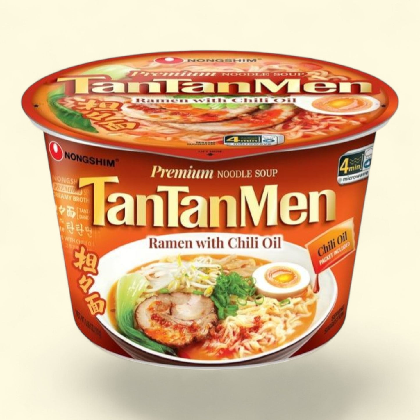 Nongshim Tantanmen Big Bowl Ramen Noodle Soup, 3.56oz