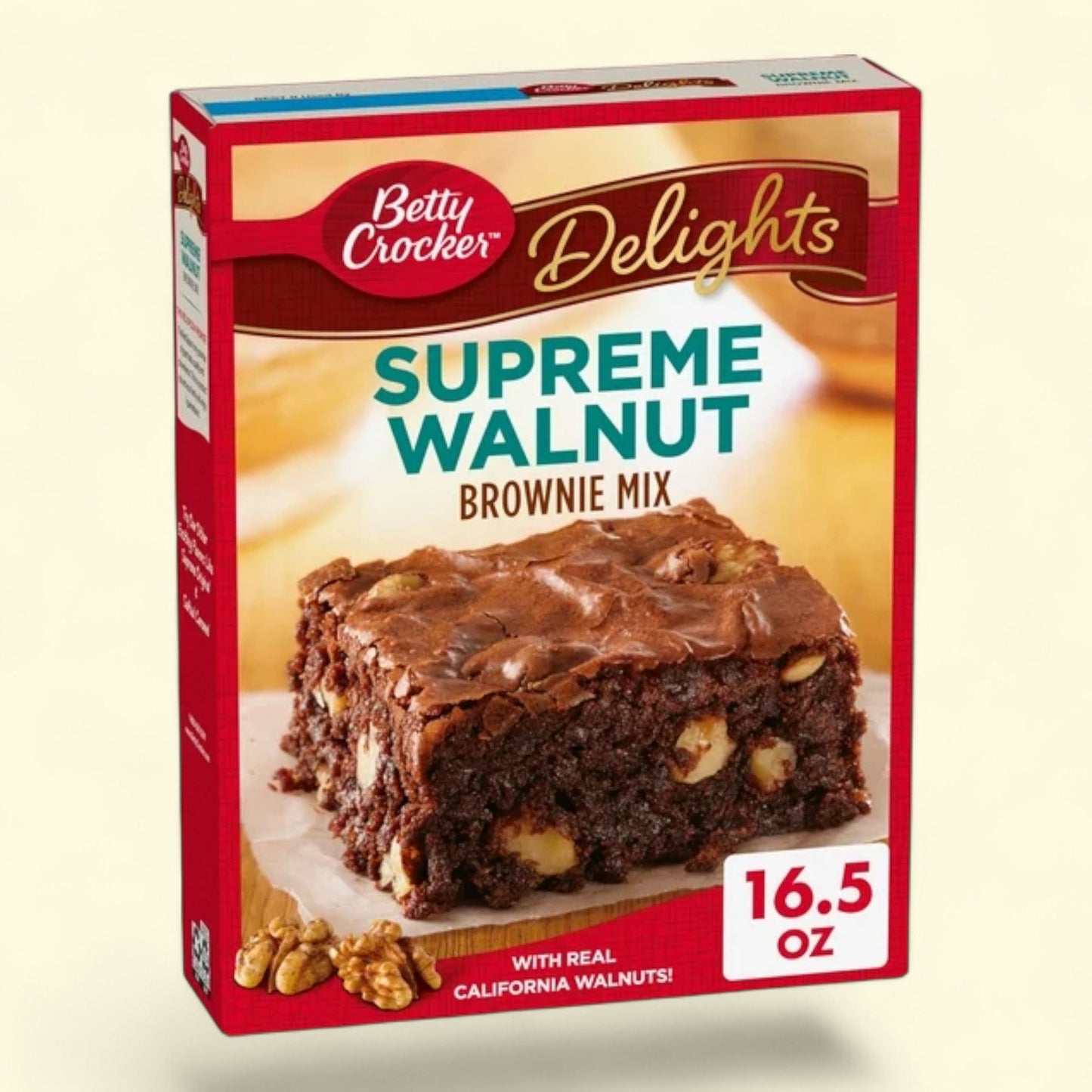 Betty Crocker Delights Supreme Walnut Brownie Baking Mix, 16.5oz