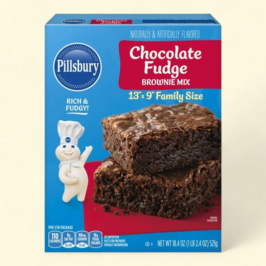 Pillsbury Chocolate Fudge Brownie Mix, 18.4 oz
