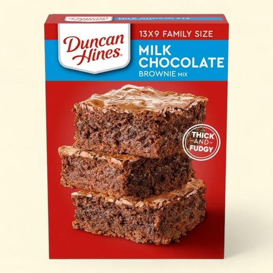 Duncan Hines Milk Chocolate Brownie Mix, 18 oz
