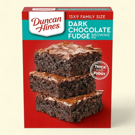 Duncan Hines Dark Chocolate Fudge Brownie Mix, 18.2 oz