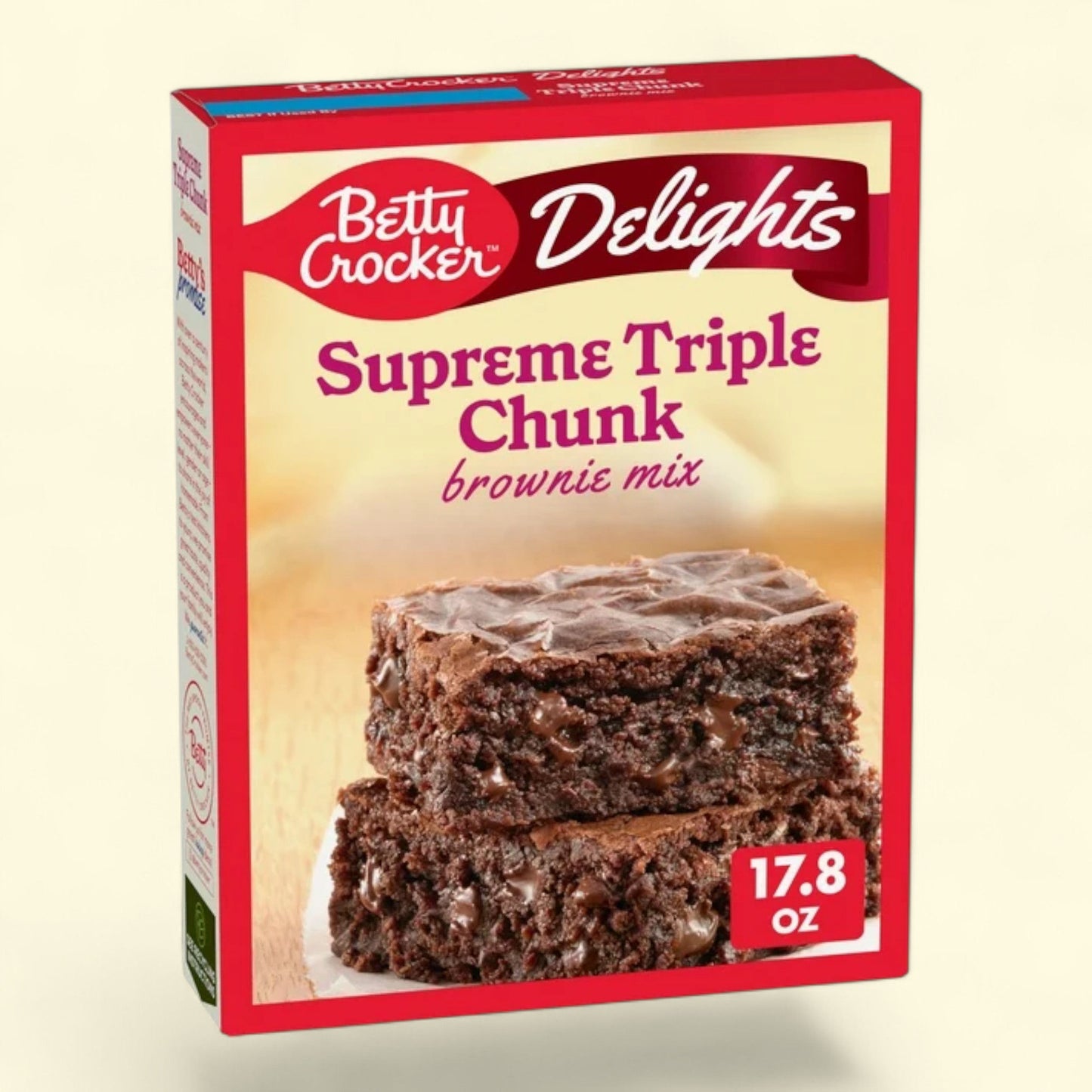 Betty Crocker Delights Supreme Triple Chunk Brownie Mix, 17.8 oz