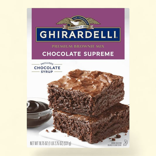 Ghirardelli Chocolate Supreme Brownie Mix, 18.75 oz