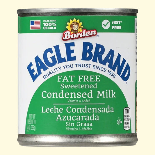 Eagle Brand Sweetened Condensed Milk, Fat Free, 14 fl oz Can