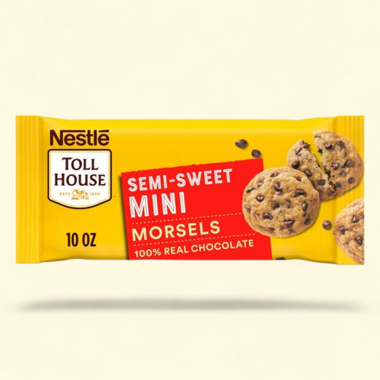 Nestle Toll House Semi Sweet Chocolate Mini Baking Chips, 10 oz Bag
