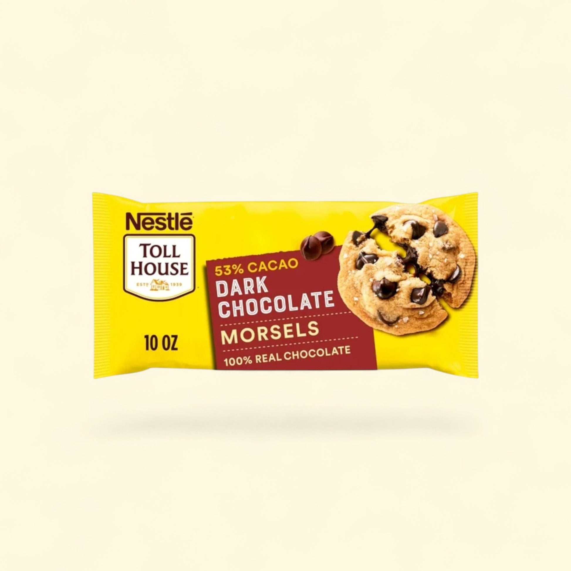 Nestle Toll House Dark Chocolate Baking Chips, 10 oz Bag — authentic US product shipped worldwide by Treatspree