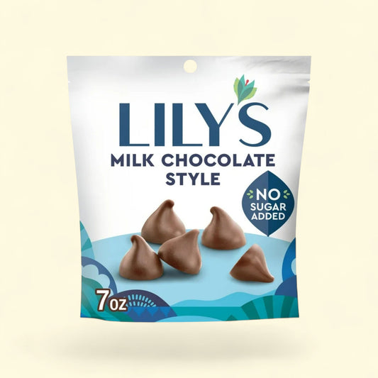 Lily's Milk Chocolate Baking Chips, 7 oz — authentic US product shipped worldwide by Treatspree