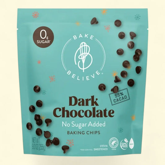 Bake Believe, Dark Chocolate Chips, 9 oz
