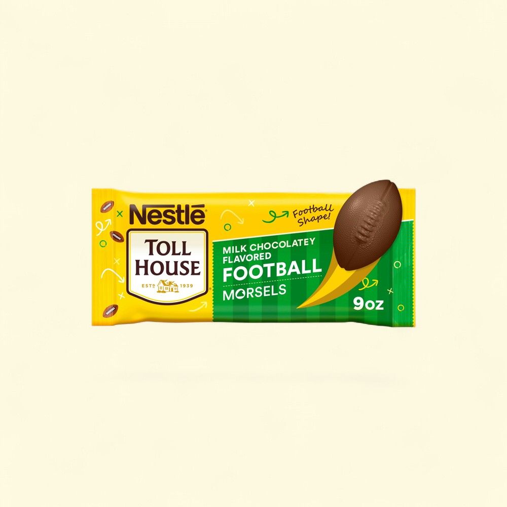 Nestle Toll House Milk Chocolatey Flavored Football Morsels 9 oz