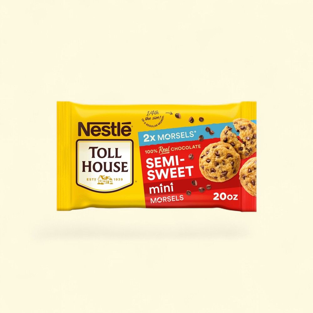 Nestle Toll House Semi Sweet Mini Chocolate Baking Chips, 20 oz