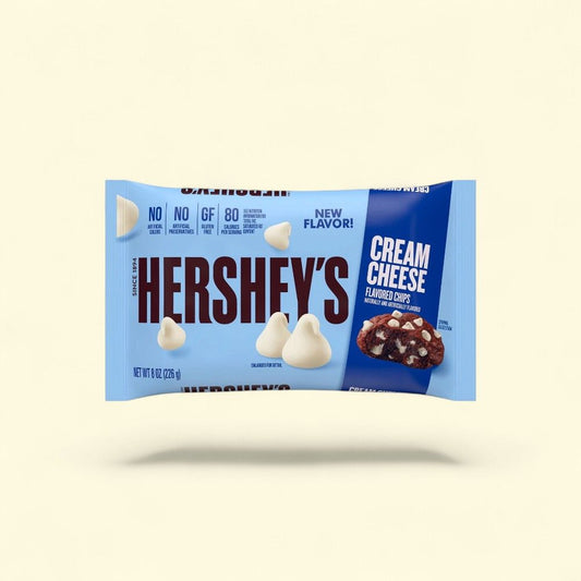 Hershey's Cream Cheese Flavored Baking Chips, Bag 8 oz