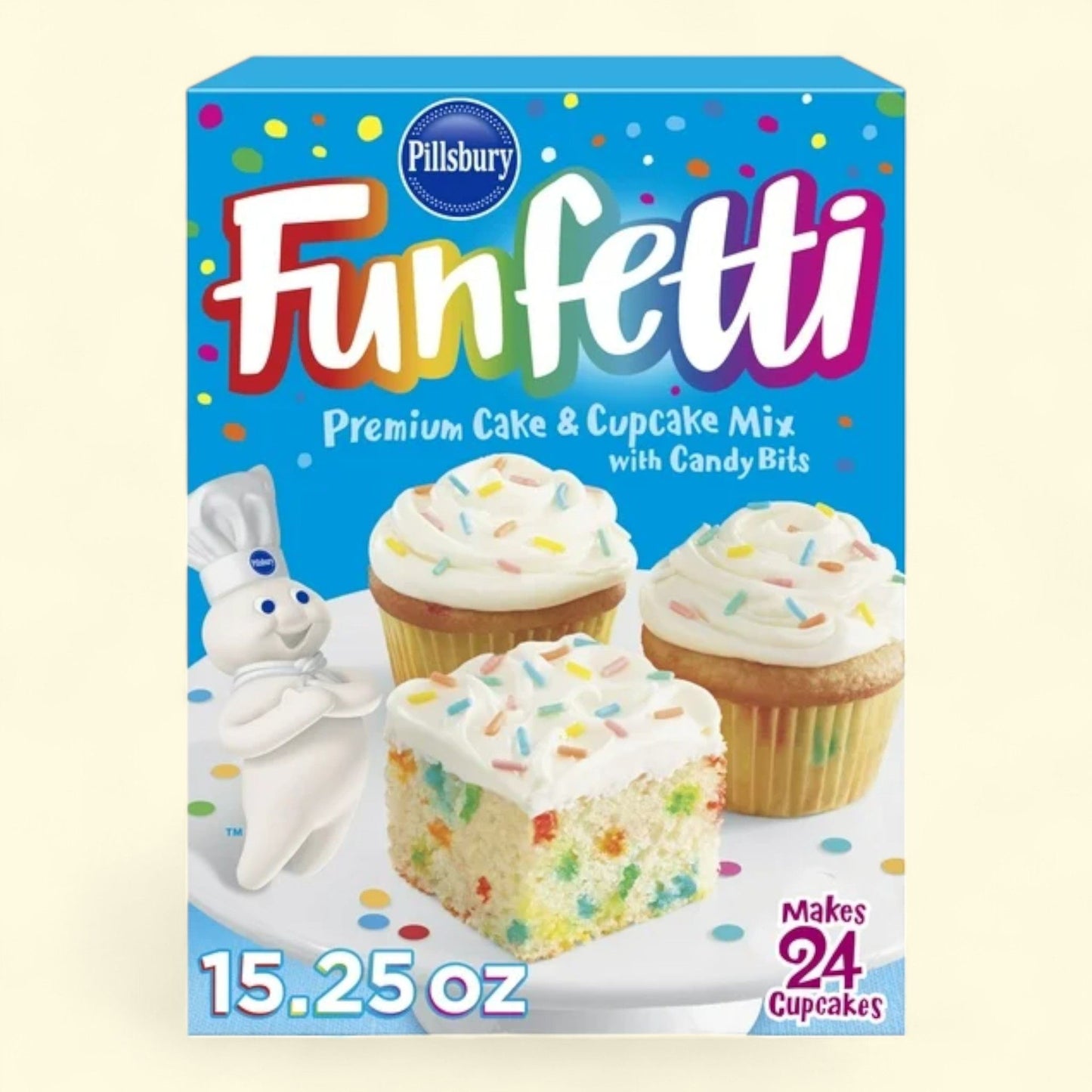 Pillsbury Funfetti Cake Mix, 15.25 oz