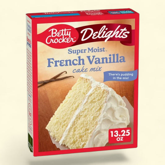 Betty Crocker Delights French Vanilla Cake Mix, 13.25 oz