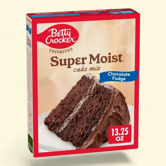 Betty Crocker Super Moist Chocolate Fudge Cake Mix, 13.25 oz