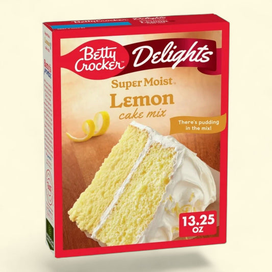 Betty Crocker Delights Lemon Cake Baking Mix, 13.25oz