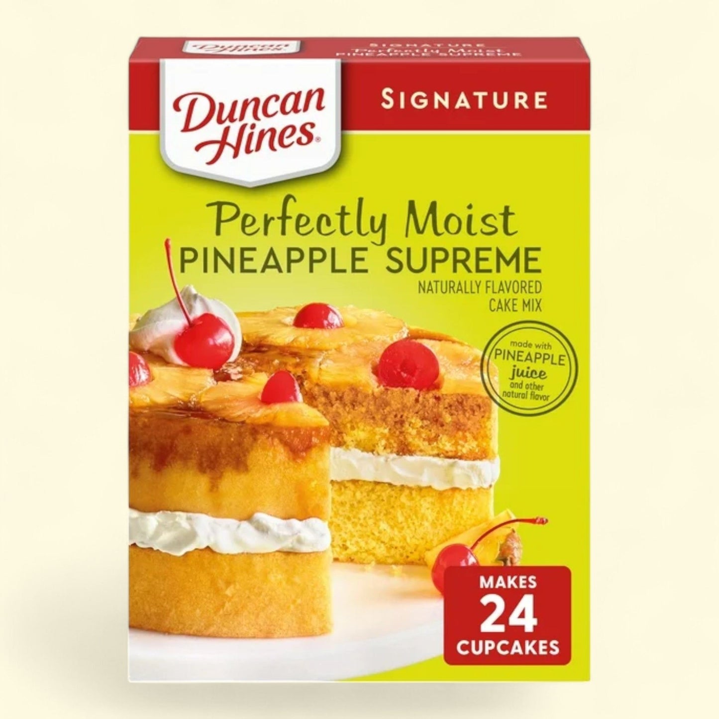 Duncan Hines Signature Pineapple Cake Mix, 15.25 oz