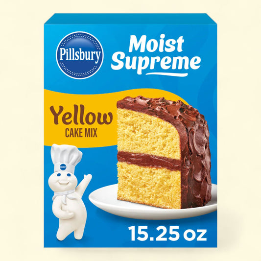 Pillsbury Moist Supreme Yellow Cake Mix, 15.25 oz