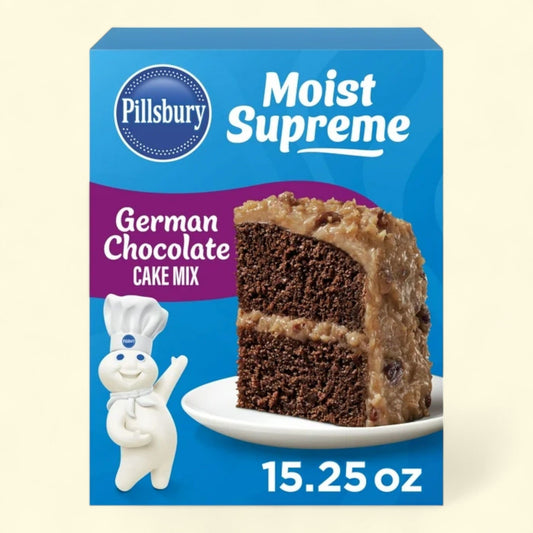 Pillsbury Moist Supreme German Chocolate Cake Mix, 15.25 oz