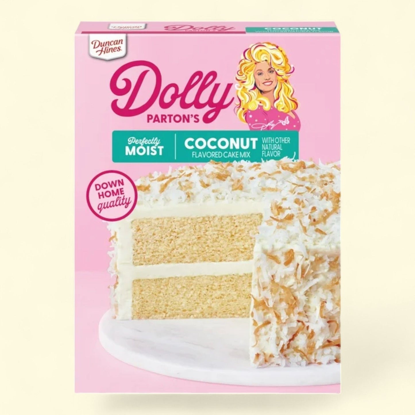 Duncan Hines Coconut Flavored Cake Mix, 15.25 oz