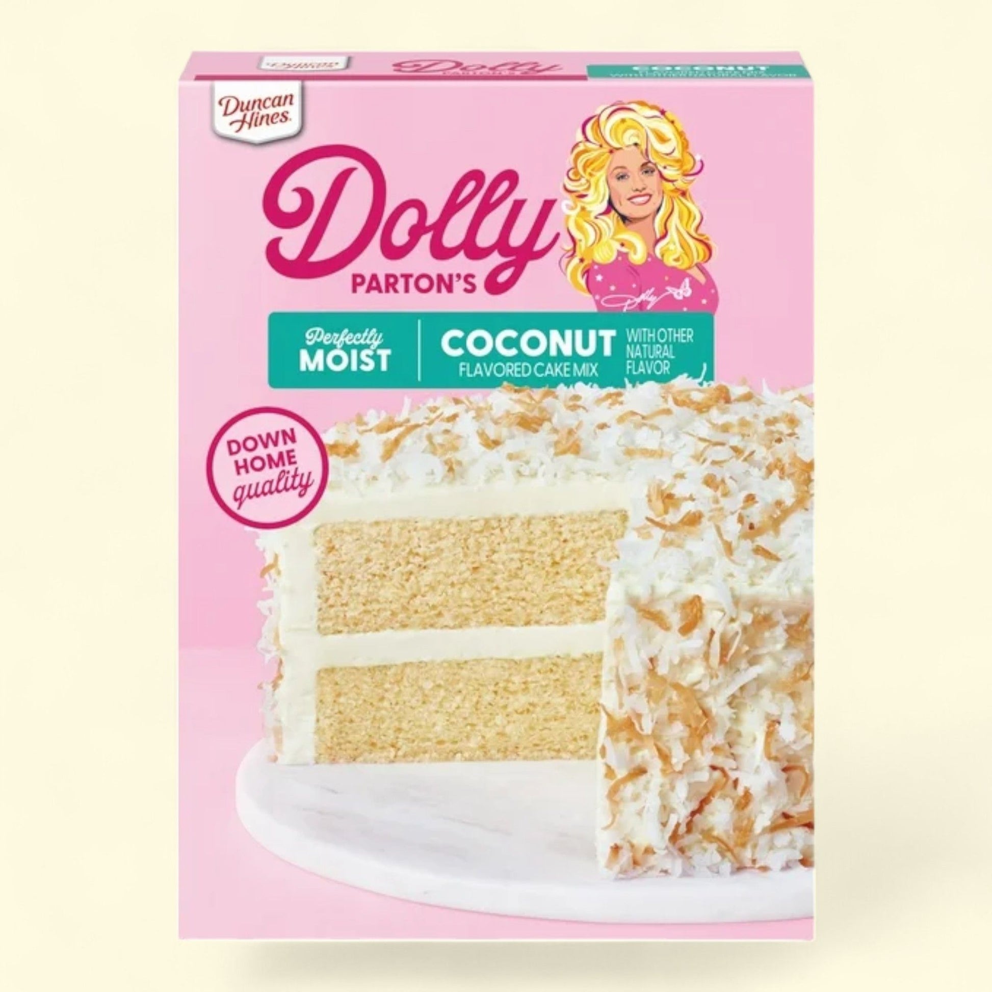 Duncan Hines Coconut Flavored Cake Mix, 15.25 oz