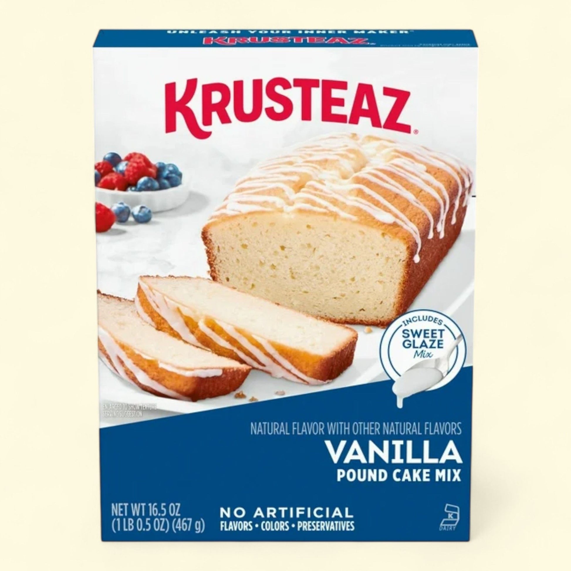 Krusteaz Vanilla Pound Cake Mix, 16.5 oz