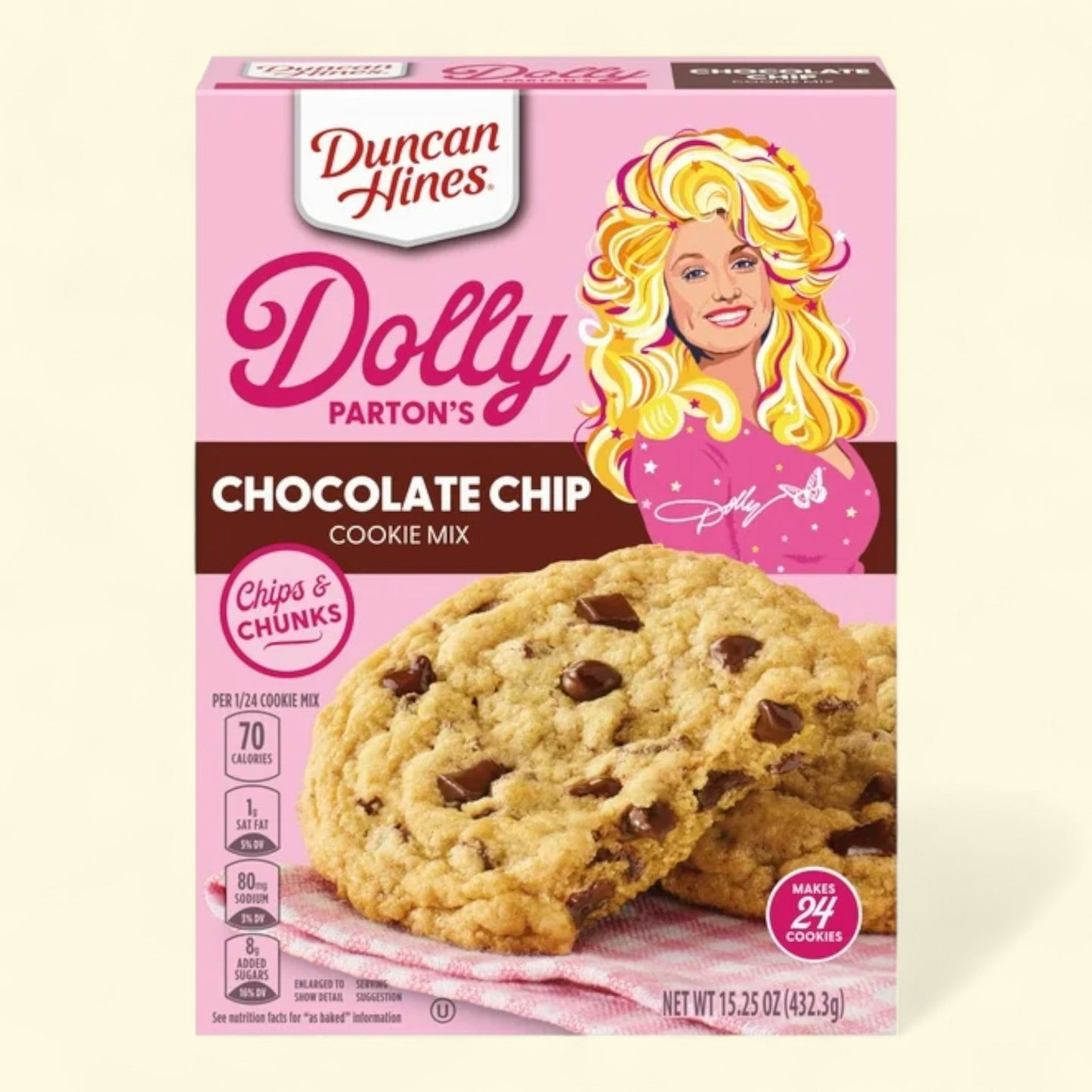 Duncan Hines Chocolate Chip Cookie Mix, 15.25 oz.