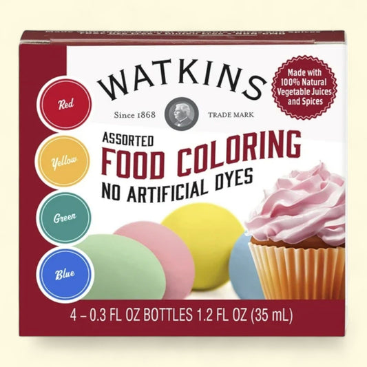 Watkins Inc. Assorted Food Coloring, 4 - 1 fl oz Bottle(s)