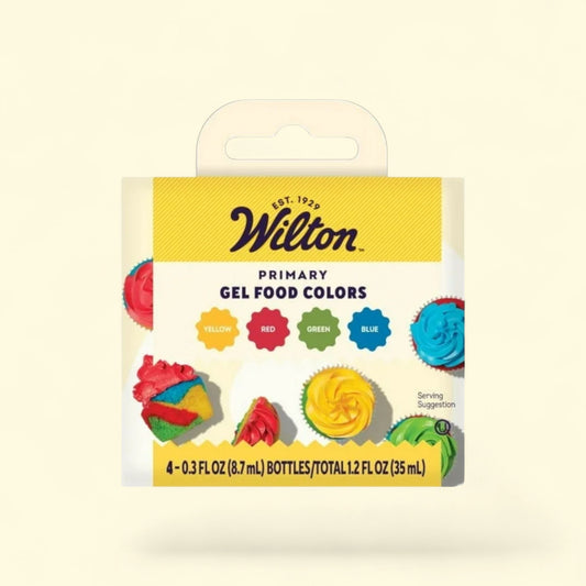 Wilton Gel Food Coloring Set, 4 Ct — authentic US product shipped worldwide by Treatspree