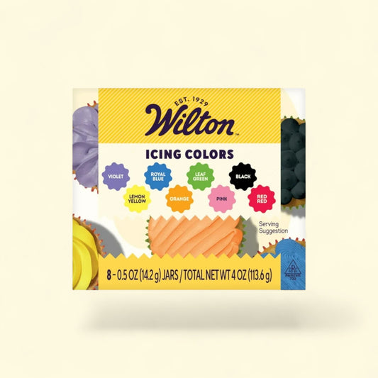 Wilton Edible Gel Food Coloring Set, 8 Pack 0.5 Oz. — authentic US product shipped worldwide by Treatspree
